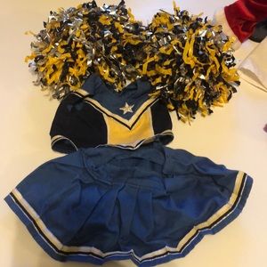 American girl doll cheer outfit